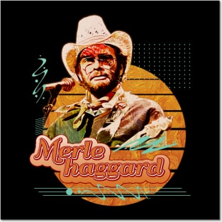 Merle haggard \\ Retro Art Posters and Art